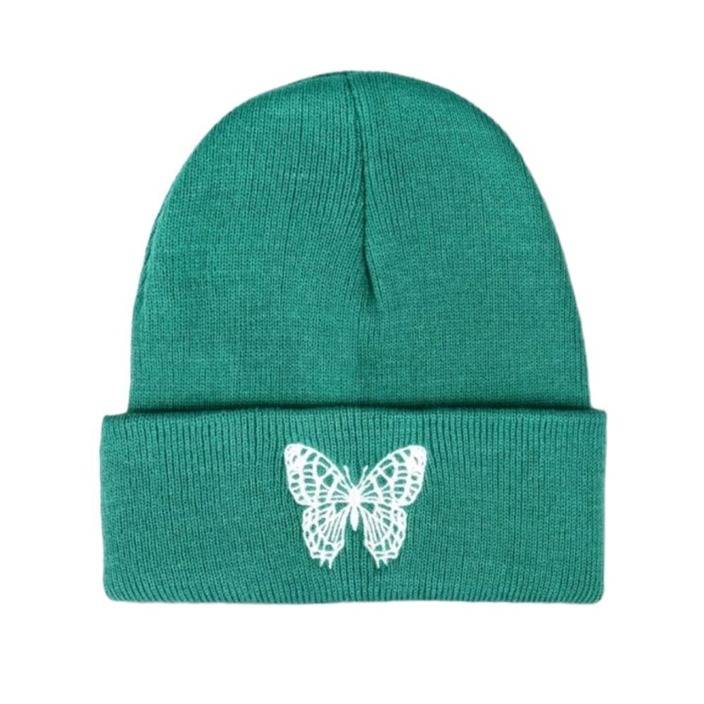 Butterfly Embroidered Beanie